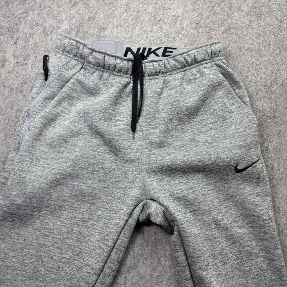Nike THERMA-FIT Joggers Men S Gray 30" Fleece Tapered Sweatpants DQ5405 - Picture 3 of 16